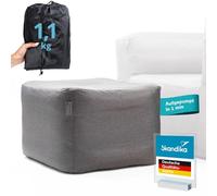 Skandika Sofá ad aria Easy Air | sofá gonfiabile da esterno, con pompa elettrica, 1-2 persone, fino a 200 kg, ricaricabile con cavo di ricarica USB (Sgabello)