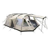 Skandika Tenda da campeggio a tunnel Nordland per 6 persone senza/con Sleeper Technology | pavimento di fondo cucito, impermeabile, 3000 mm di colonna d'acqua, 2 m di altezza