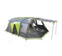 Skandika Tenda da campeggio a tunnel Nordland per 6 persone senza/con Sleeper Technology | pavimento di fondo cucito, impermeabile, 3000 mm di colonna d'acqua, 2 m di altezza