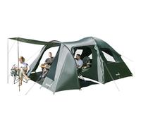 Skandika Tenda tenda da campeggio a cupola Västervik 5 | NUOVO MODELLO 2024, per 5 persone con vestibolo, pavimento cucito, impermeabile, 195 cm di altezza, 3000 mm di colonna d'acqua, 3 ingressi