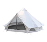 Skandika Tipi 400/500 Tenda da campeggio indiana per 8/10 persone | materiale Oxford riciclato, altezza 2-3 m, colonna d'acqua 3000 mm, zanzariera, pavimento cucito (Tipi 400/8 pers)
