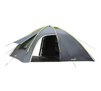 Skandika Vaasa per 4 persone | Tenda per campeggio compatta, cupola, impermeabile, colonna d'acqua 3000 mm, rivestimento argento, 2 ingressi, cabina oscura, altezza libera 195 cm