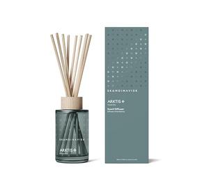 Skandinavisk ARKTIS Diffusore di profumo con 8 canne; Note di profumo: legni spazzati dal vento e salvia artica, menta verde e fiocchi di neve. 93,6 g.
