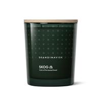Skandinavisk Skog - Candela profumata "Forest", con 2 stoppini, edizione speciale, note profumate: aghi di pino e pigne, linfa di betulla e mughetto, formula vegana, 350 g