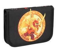 SKANDO BAGS Lego - Astuccio per ragazzi - Include tutti gli strumenti necessari - Con linguetta per orario, Dragon Energy, Astuccio