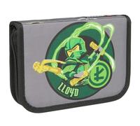 SKANDO BAGS LEGO® - Astuccio per ragazzi - Pratica targhetta con nome - Spazio per tutti i principali utensili da scrivere, Lego Ninjago, Elemental Master Of Energy, Astuccio con contenuto