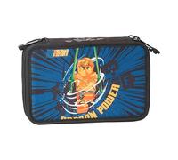 SKANDO BAGS Lego Ninjago Arin - Astuccio a 3 strati con contenuto