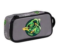 SKANDO BAGS LEGO® NINJAGO® Astuccio per ragazzi, Lego Ninjago, Lloyd | Astuccio con grande scomparto, targhetta per il nome e maniglia per il trasporto, 21 x 6 x 10 cm, per scuola e asilo