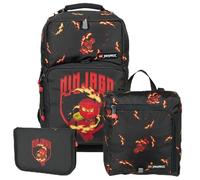 SKANDO BAGS LEGO NINJAGO Kai - Set di 3 zaini, Lego Ninjago, Spinjitzu Master, Optimo Starter - Set di 3 zaini