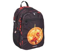 SKANDO BAGS Zaino espandibile LEGO NINJAGO, spazioso zaino con ampie tasche con cerniera, tasca frontale e tasche laterali in rete. Elementi riflettenti., Dragon Energy, taglia unica