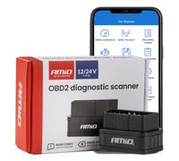 Skaner tester interfejs diagnostyczny AMiO ELM327 OBD2 BT PIC25K80 DC24K AMIO-04