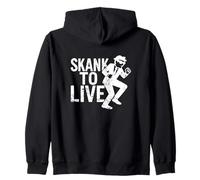 Skank Per Vivere Ska Dance Felpa con Cappuccio