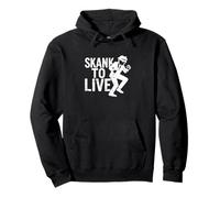 Skank Per Vivere Ska Dance Felpa con Cappuccio