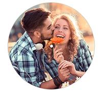 Skartam Targa Personalizzata in Vinile con Codice Canzone Spotify e Collage Fotografico, Fino a 8 Immagini, Decorazione da Parete per Anniversario di Nozze