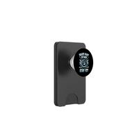 Skate Fast Hit Hard Stay Icy Angry Hockey Puck Art PopSockets PopWallet per MagSafe