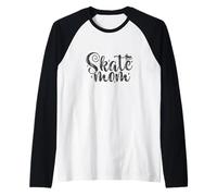 Skate Mom Rolling Ruolo Modello Maglia con Maniche Raglan