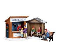 Skate Rentals set of 3 Vail Village Lemax Cod 03849