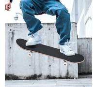 Skateboard a 7 strati, skateboard completo, in legno d'acero, pSkateboard Completo,con Cuscinetti ABEC-7 e Ruote PU Ideale per Bambini Adolescenti e Adulti Ragazzo e Ragazza(79 * 20 * 8.5cm)
