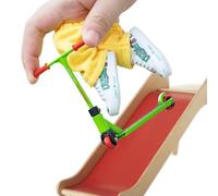 Skateboard A Dita - Giocattolo Educativo, Movimento Della Punta Dita Set Monopattino A Dita | Mini Scooter A, Tasto Con Pantaloni, Scarpe E Strumenti Per