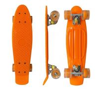Skateboard Arancione 22 Pollici Ruote Luminose Penny Board Arancione per