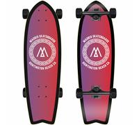 Skateboard Completo Madrid Fish 29'' Cruiser Con Assi E Ruote Gradient