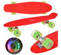 Skateboard con ruote LED per skatepark