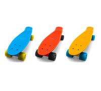 Skateboard con Tavola 57 cm in PP Street Cruizer Azzurro Arancio e Giallo