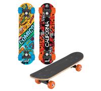 Skateboard con Tavola 60 cm in Legno Concava Cool Multicolore