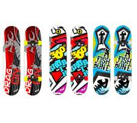 Skateboard con Tavola 80 cm in Legno Concava Double Drago Fish Grab