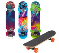 Skateboard con Tavola 80 cm in Legno Concava Sub Urban Multicolore