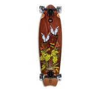 Skateboard Cruiser Mid Fishtail Tiki Totem 33" Ghettoblaster
