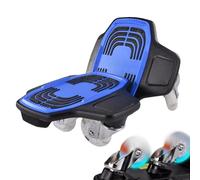 Skateboard débutant adulte - Planche antidérapante portable avec roues PU | Design à élevé pour glisse extérieure - Structure fendue, stabilité renforcée, pratique pour loisirs, sport urbain