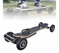Skateboard elettrico Off Road con telecomando wireless, velocità massima 40 km/h, doppio motore da 1650 W, salita a 30°, batteria 10000 mAh, supporta 400 libbre per tutte le avventure su tutti i