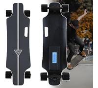 Skateboard Elettrico per Principianti con Telecomando: Controllo A 4 velocità | Autonomia 25 Km, 15 Km | Tavola in Acero A 7 Strati per Adulti - Skateboard Elettrico Portatile da 5 kg,TypeA