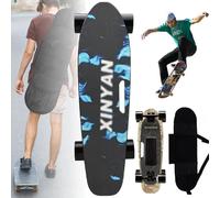Skateboard Elettrico Per Tutti I Terreni, Skateboard Carver Portatile Con Zaino, Autonomia Massima Di 8km, Skateboard Cruiser Completi Per Adulti, Adolescenti, Principianti, Ragazzi E Ragazze E