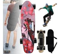 Skateboard Elettrico Per Tutti I Terreni, Skateboard Carver Portatile Con Zaino, Autonomia Massima Di 8km, Skateboard Cruiser Completi Per Adulti, Adolescenti, Principianti, Ragazzi E Ragazze D