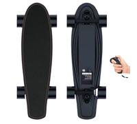 Skateboard elettrico, velocità massima 22 km/h, portata massima 15 km, carico 350 libbre, impermeabile IP55, ideale per adulti e principianti, telecomando per pendolarismo e-longboard
