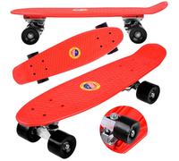 Skateboard Fiscia Rossa per Bambini e Giovani - Rosso