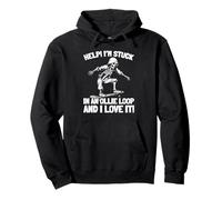 Skateboard Halfpipe Skate Freestyle - Skatepark Skater Felpa con Cappuccio