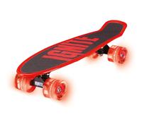 Mondo Toys - Ignite Tyro Red - Skateboard ruote poliuretano luminose - pedana misura 55 x 15, Colore Rosso, 25543