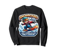 Skateboard Kid Like A Normal Kid Only Cooler - Pattino Divertente Felpa