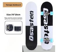 Skateboard multifunzionale per principianti, adatto per adolescenti, adulti, uomini e donne, utilizzabile come skateboard professionale a doppia pedana, monopattino a quattro ruote, ideale per skatepa