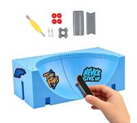 Skateboard per bambini con rampa per praticare, piccoli, lisci | Set di skateboard per bambini, per ragazze, casa, aula, camera da letto, festa, compleanno, Halloween, stile We G