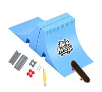 Skateboard per bambini con rampa per praticare, piccoli, lisci | Set di skateboard per bambini, per ragazze, casa, aula, camera da letto, feste, compleanni, Halloween, tipo F