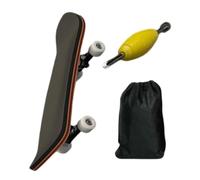 Skateboard per dita per bambini: piccolo set di legno con punta delle dita, pannelli per dita con cuscinetti completamente chiusi, per bambini, ragazze, studenti, testata, di scr