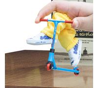 Skateboard per le dita | Il set di giocattoli per le dita include le scarpe dei pantaloni per le dita del motorino delle dita | Movimento della punta delle dita con scarpe da dito per scooter da dito