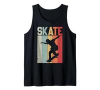 Skateboard, Skater Vibe Look nello Skate Park Canotta