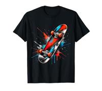 Skateboard Splash Drip Street Rider Urban Style Maglietta