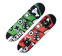 Skateboard TRIBE MONSTERS Nextreme con Tribali Rosso e Verde