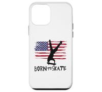 skateboard USA bandiera sport patriot trick equilibrio Custodia per iPhone 12 mini